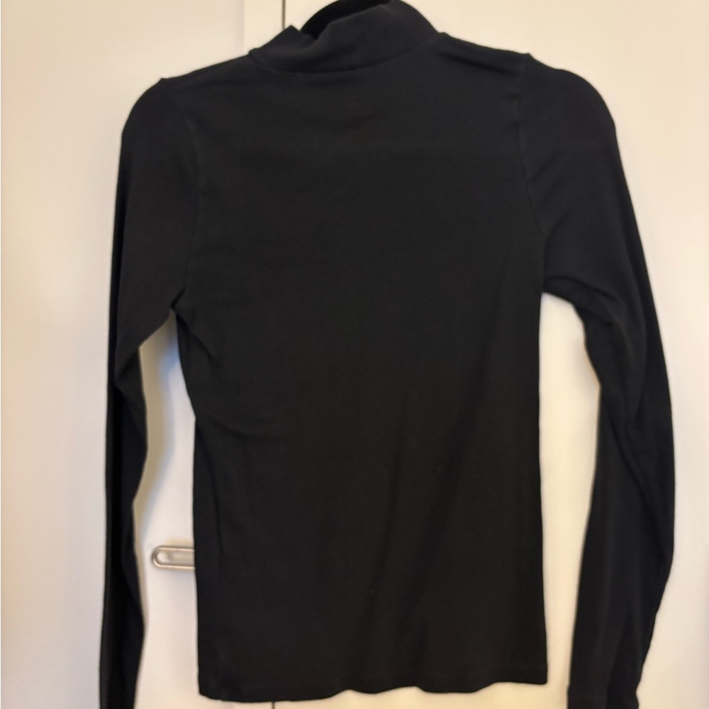 Black mock turtleneck